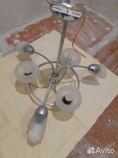 Люстра потолочная подвесная бу