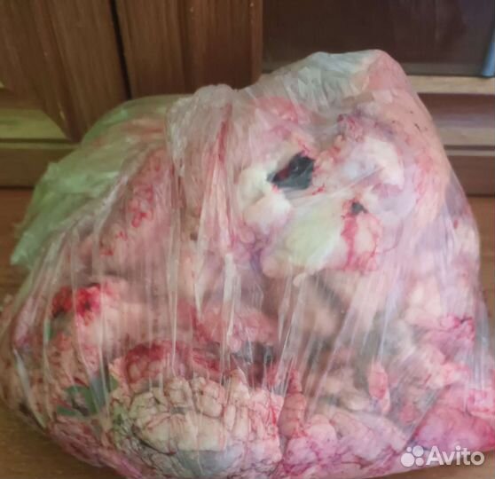 Рубец говяжий, обрязь для собак, жир