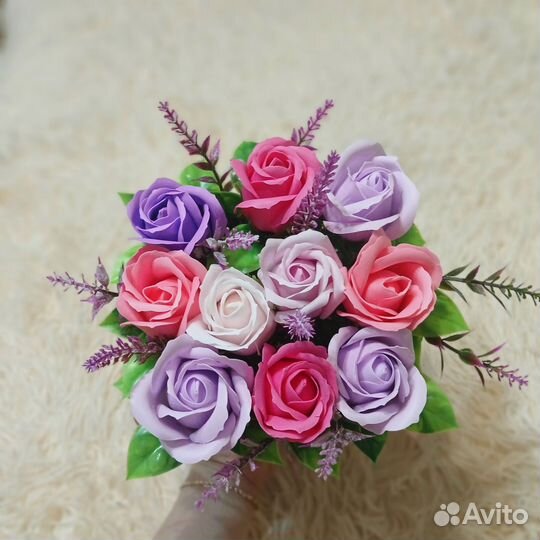 Мыльные розы букеты