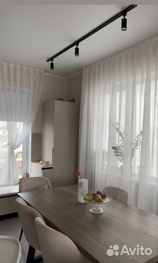 Тюль лён,вуаль новый готовый на шторной ленте