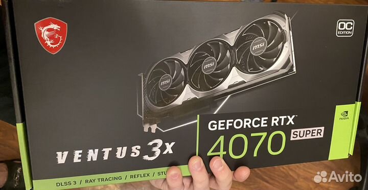 Видеокарта rtx 4070 super