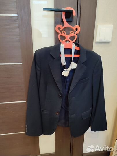 Пиджак школьный для мальчика 128см