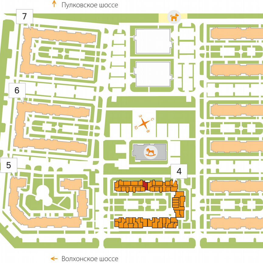 2-к. квартира, 54,5 м², 1/5 эт.