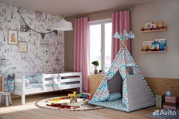 Вигвам цвета Зигзаг небесный