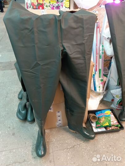 Сапоги рыболовные высокие-забродники