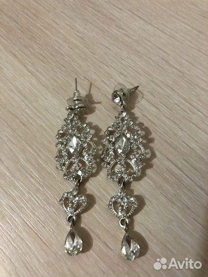 Свадебные серьги