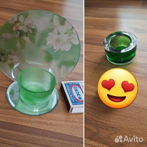 Подсвечники разные. стекло