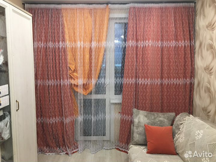 Готовые Шторы из бархата 220 ширина, высота 270 см