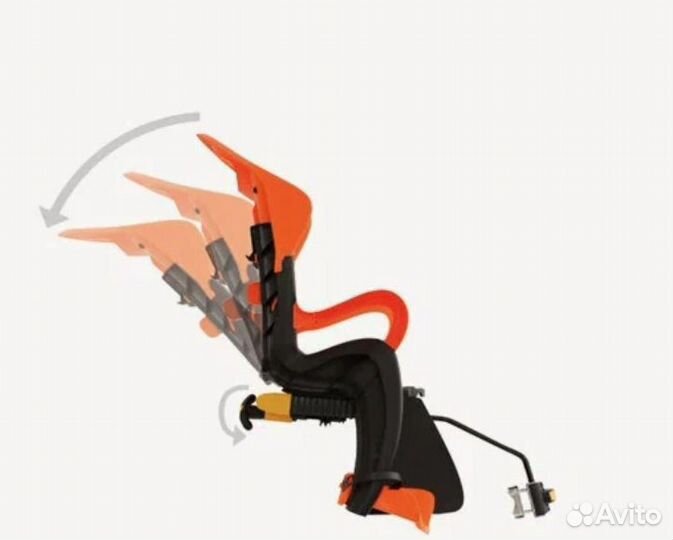 Детское велокресло заднее