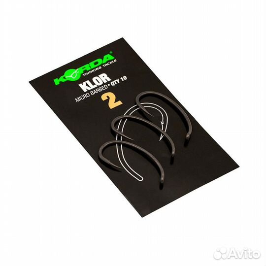 Korda korda Крючок Klor №2 с микробородкой 10шт