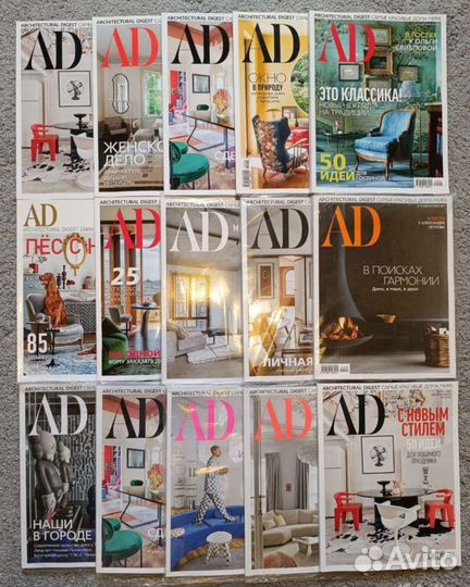 Иностранные и русские интерьер дизайн (50 шт)