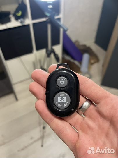 Штатив для телефона с лампой