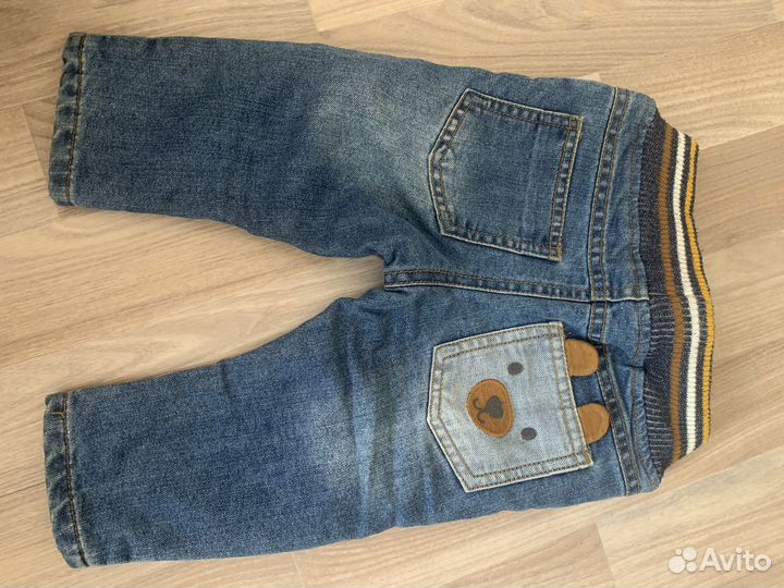 Джинсы детские утепленные