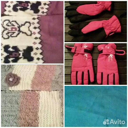 Шарфы перчатки