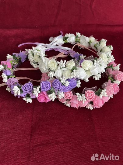 Ободок венок ручная работа