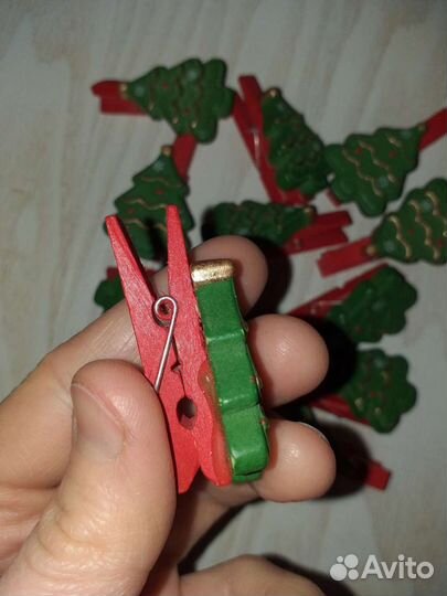 Прищепки,ёлочные новогодние игрушки,украшения