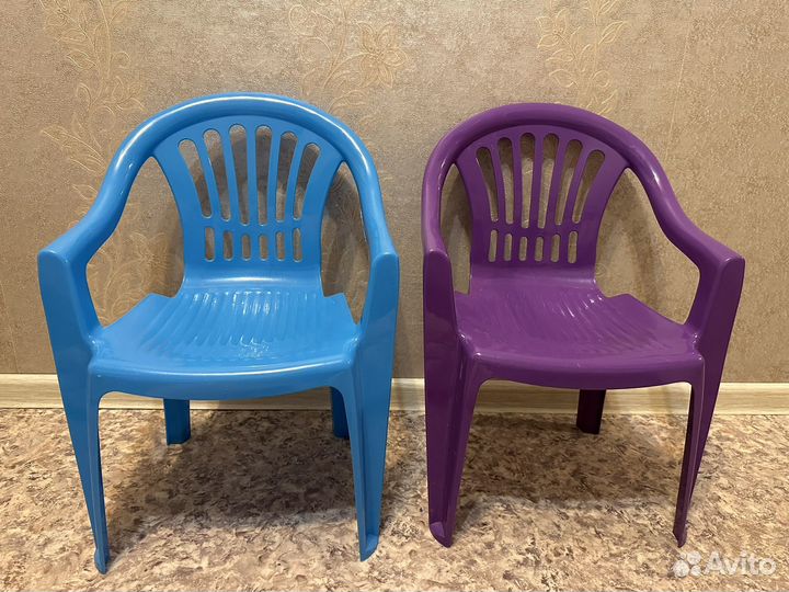 Стул кресло пластик садовый детский