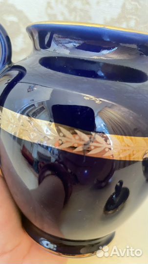 Молочник (сливочник) лфз кобальт Золотой колосок