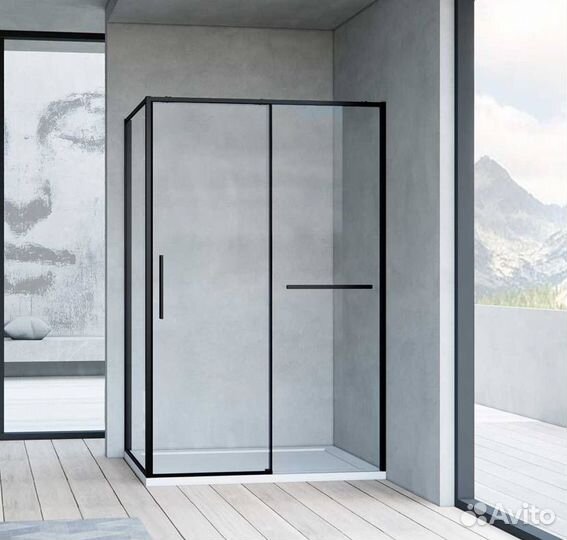 Душевой уголок Slim Soft VSR-1SS9015CLB, 1500*900