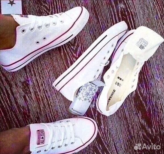 Женские Кеды converse белые