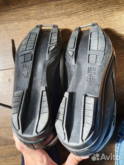 Комплект лыжи беговые fisher, ботинки, палки