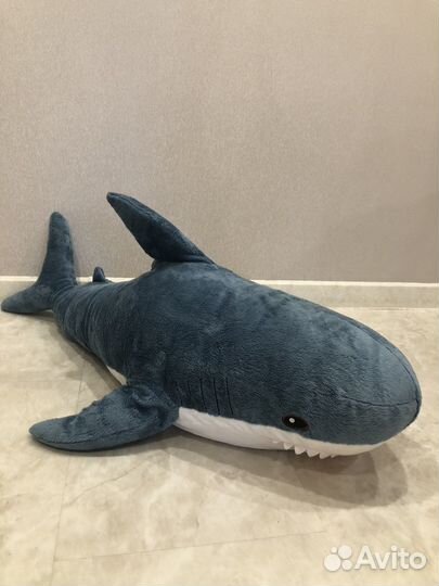 Акула плюшевая из IKEA 1 метр