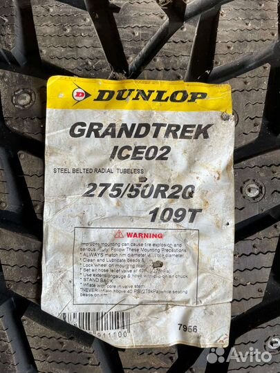 Dunlop Grandtrek Ice 02 275/50 R20 109T