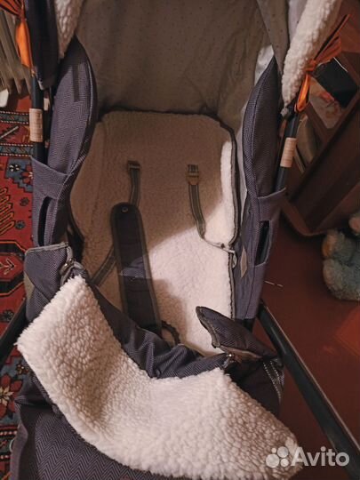 Детские санки коляска с колесами