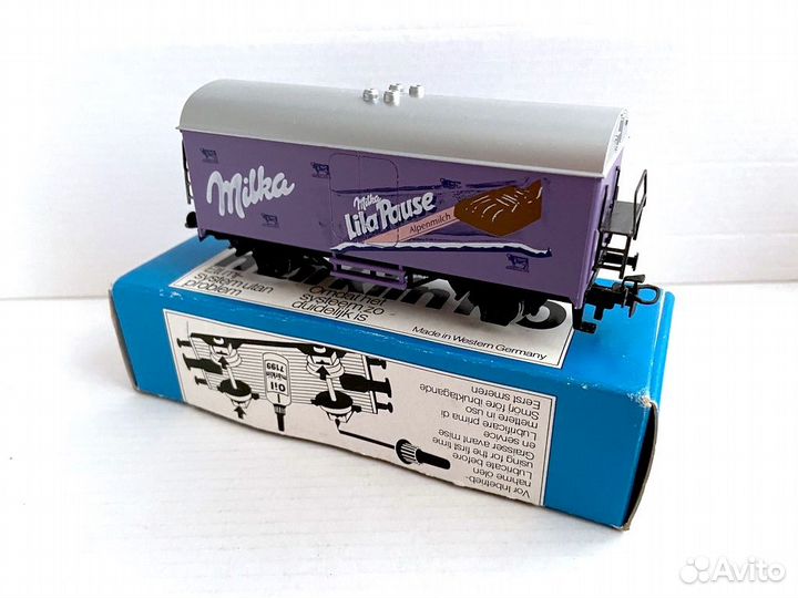 Вагон грузовой - рефрижератор Marklin H0 - Milka