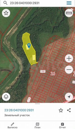 Участок 1,87 га (СНТ, ДНП)