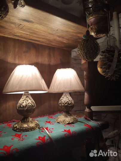 Лампы настольные бронза, мрамор