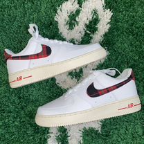 Nike Air Force 1 Low ‘07 LV8 White Tartan Plaid