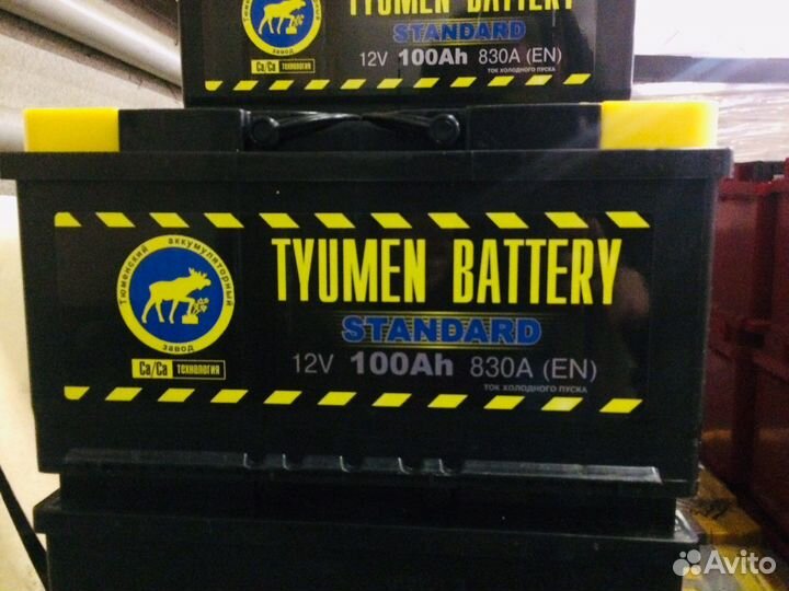 Аккумулятор 100 Tyumen Standard 830А