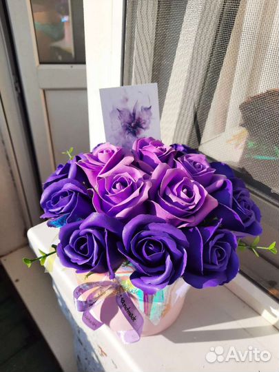 Мыльные букеты