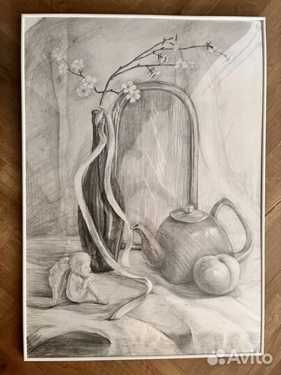 Картина Натюрморт с ангелом