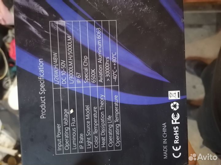 Лед лампы h4 с линзой