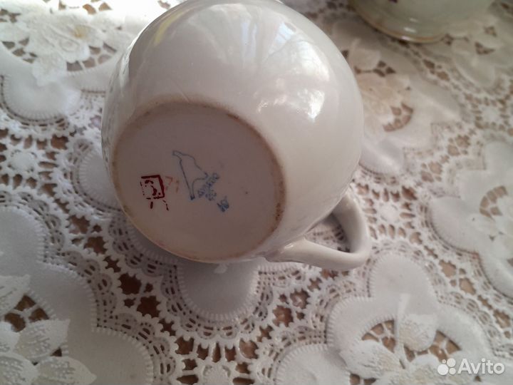 Молочник сливочник,чайник Гжель,чайница,ссср