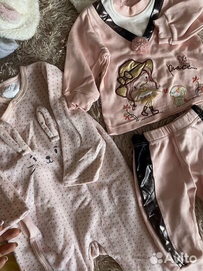 Вещи пакетом на девочку от 0 и до 1 года