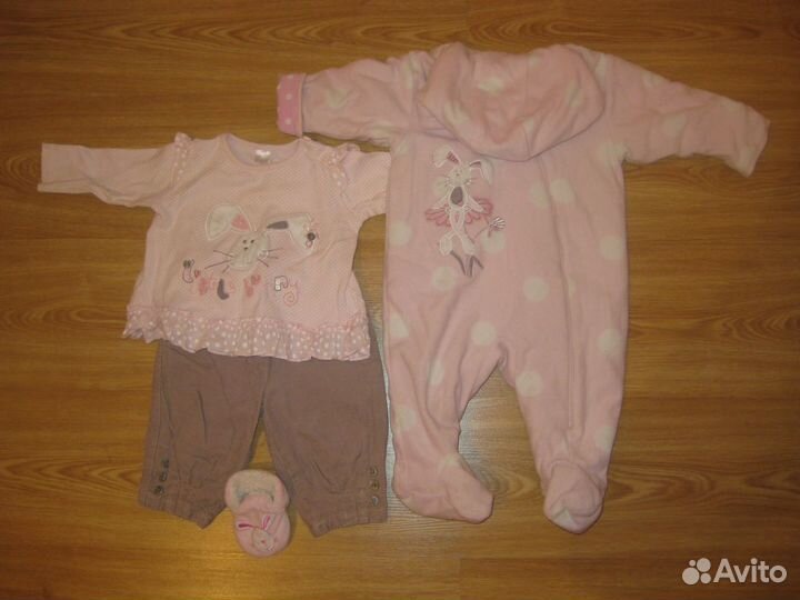 Комбинезон, кофточка, брючки