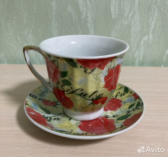 Чашка с блюдцем