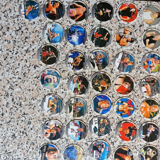 Коллекция раритетных из 90-х POG World Wrestling