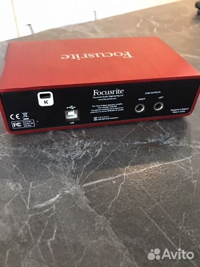 Звуковая карта Focusrite scarlett 2i2 2nd gen