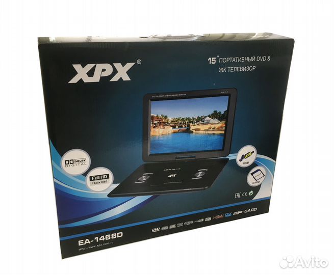 Портативный DVD плеер EA-1468L 15