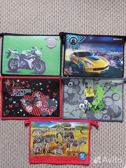 Канцелярия для школы: тетради, обложки, папки нов