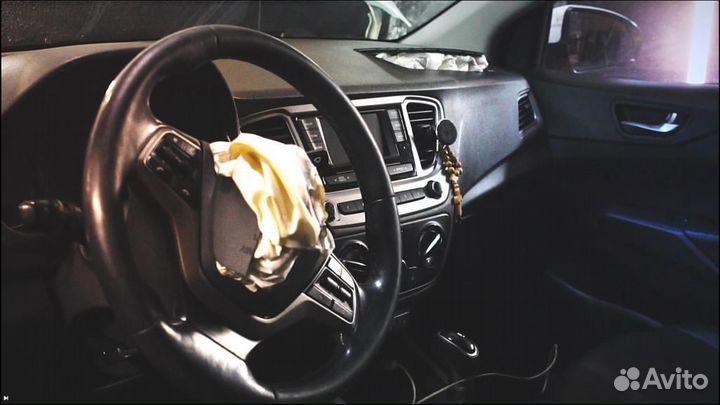 Подушка безопасности на hyundai solaris 2