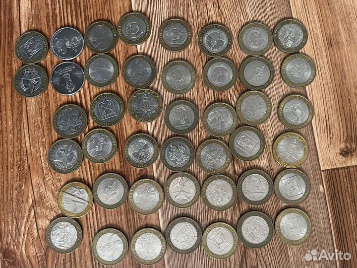 Коллекционные монеты 10 рублей