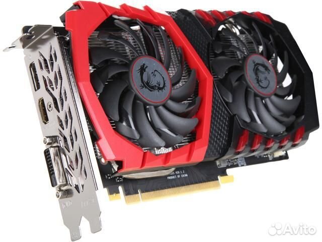 Видеокарта MSI GeForce GTX 1050 Ti gaming X