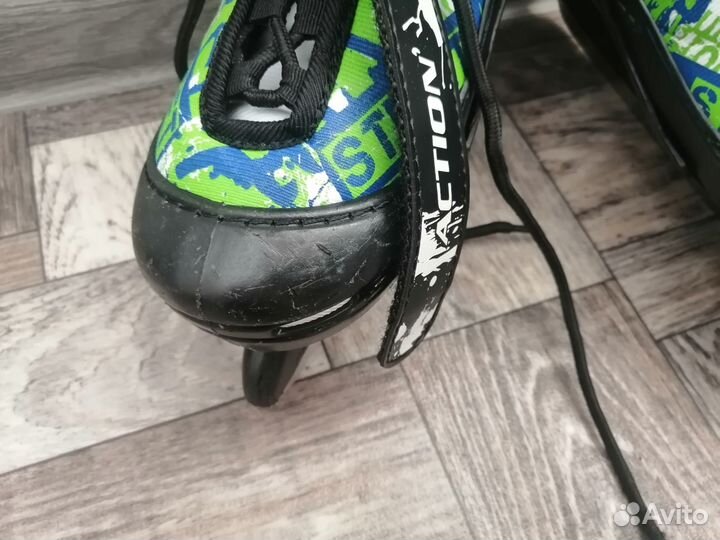 Коньки раздвижные размер 30-33