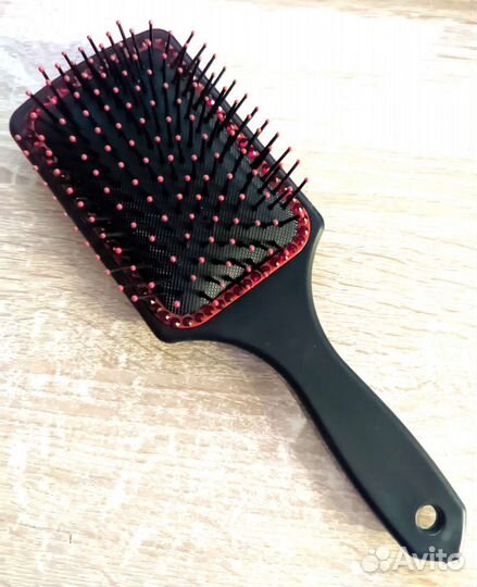 Комплект щётка для волос и зеркало красное