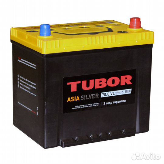 Аккумулятор Тубор Tubor asiasilver 70 Ач